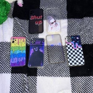 Six phone cases for iPhone 11